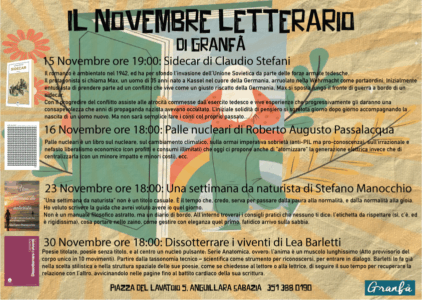 Le presentazioni dei libri di Novembre